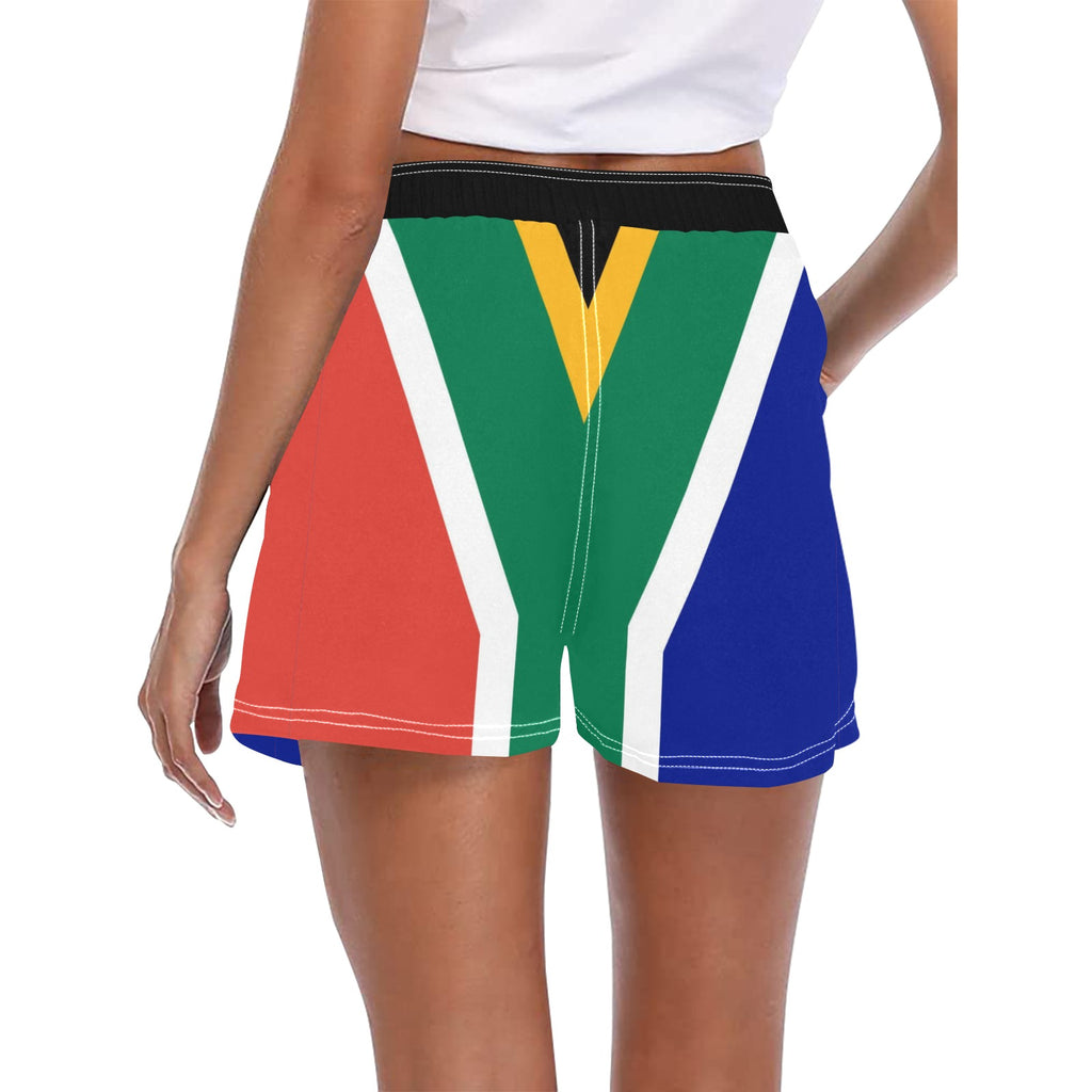 South Africa Flag Women's Casual Board Shorts