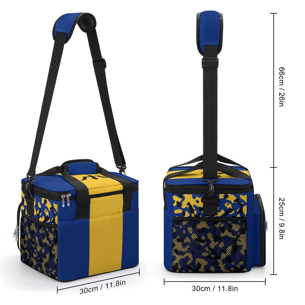 Barbados Flag Insulated Cooler Bag