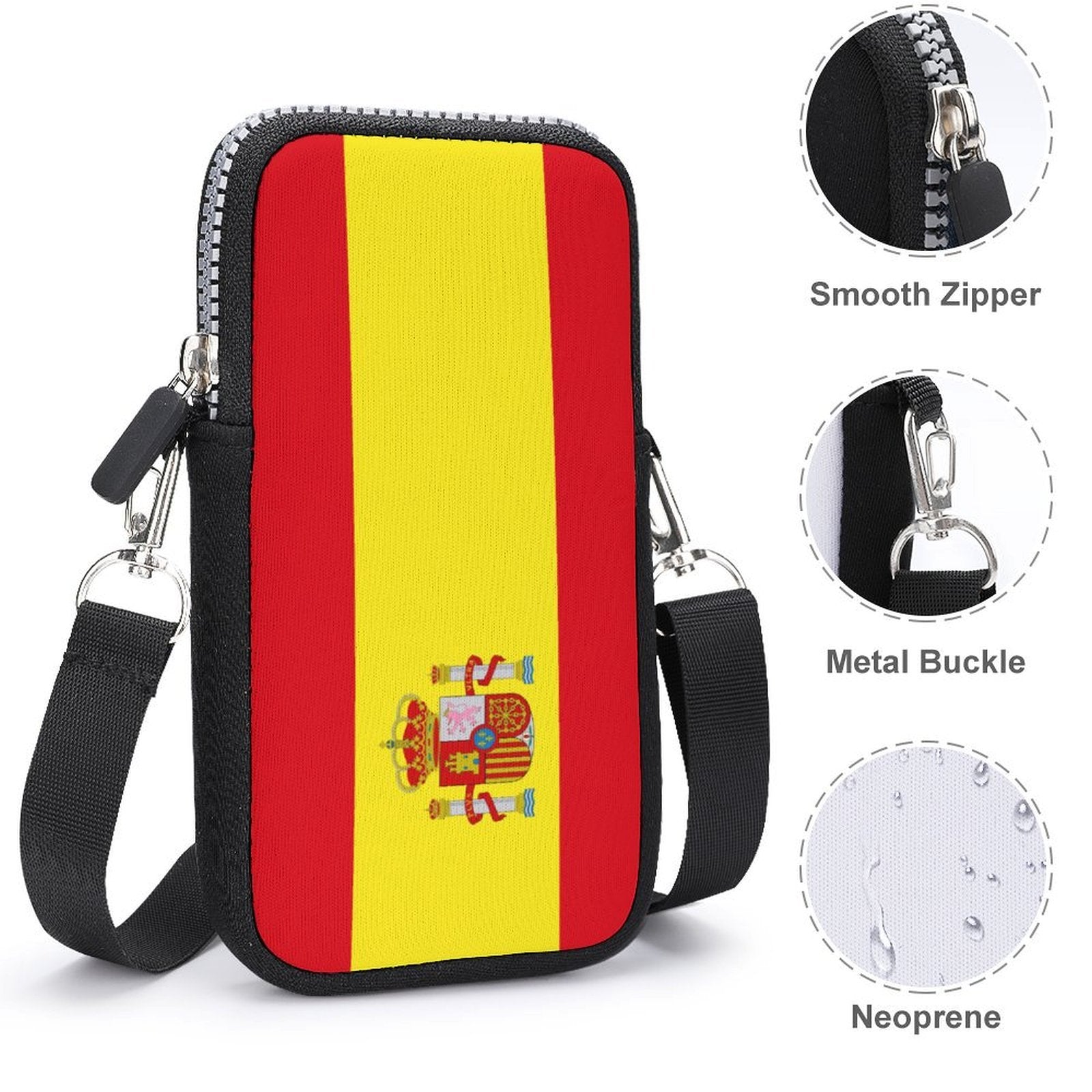 Spain FLag Mobile Phone Purse