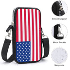 American Flag Mobile Phone Purse