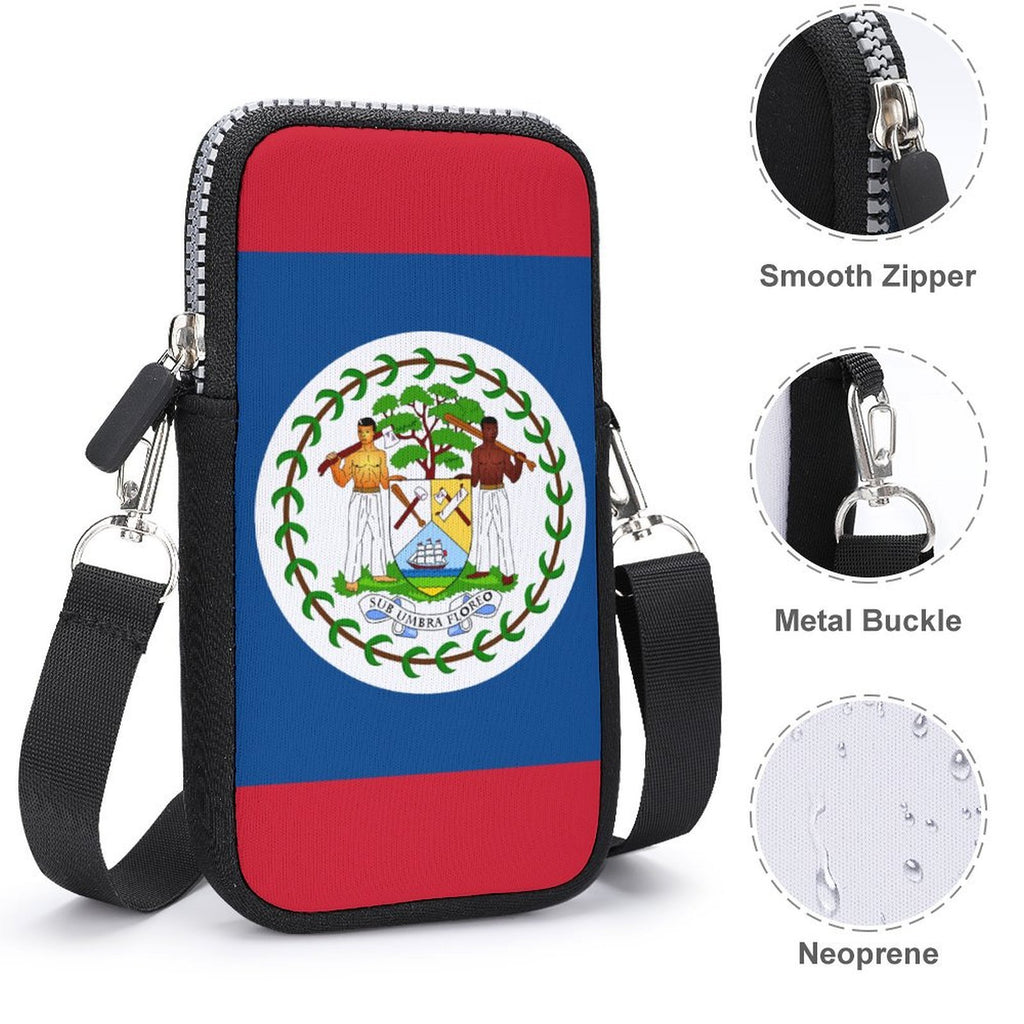 Belize Flag Mobile Phone Purse