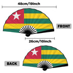 Togo Flag Double-Sided Custom Folding Fan