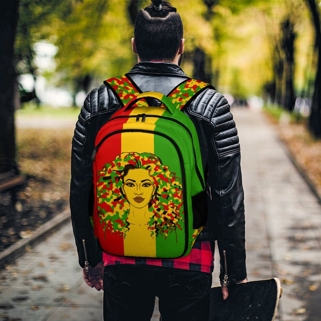 Rastafarian Girl Casual Backpack