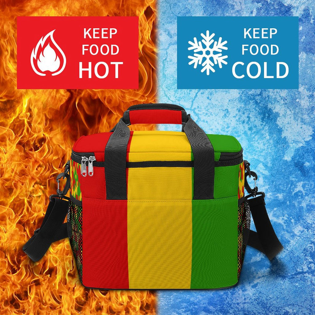 Rastafarian Flag Insulated Cooler Bag