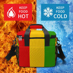Rastafarian Flag Insulated Cooler Bag