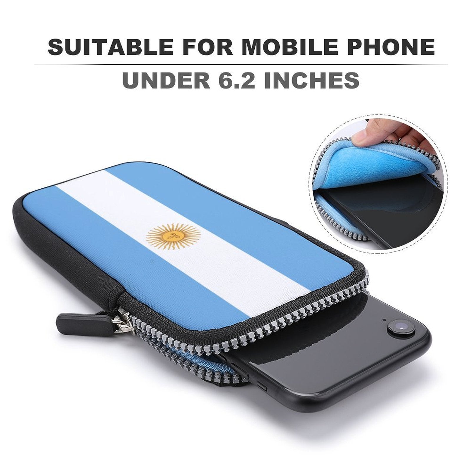 Argentina Flag Mobile Phone Purse