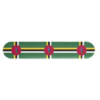 Dominica Flag Keyboard Wrist Rest Pad