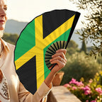 Janaica Flag Double-Sided Custom Folding Fan
