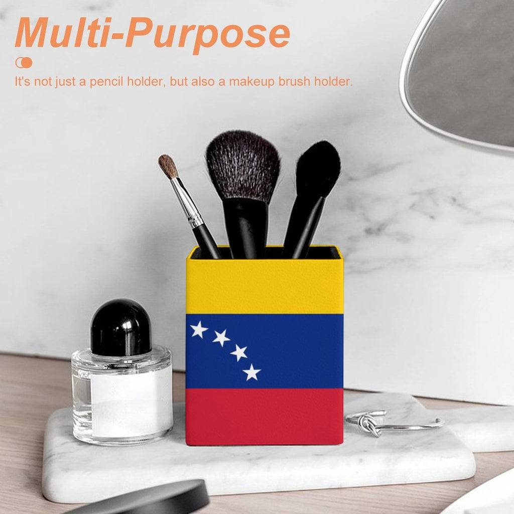 Venezuela Flag Square Pen Holder