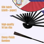 St Maarten Girl Double-Sided Custom Folding Fan