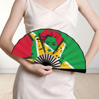 Guyanese Girl Double-Sided Custom Folding Fan