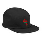African Ankh Cross Five Panel Cap - Conscious Apparel Store