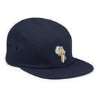 African Ankh Cross Five Panel Cap - Conscious Apparel Store