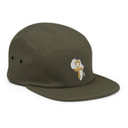 African Ankh Cross Five Panel Cap - Conscious Apparel Store