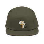 African Ankh Cross Five Panel Cap - Conscious Apparel Store