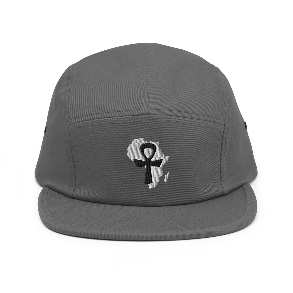African Ankh Cross Five Panel Cap - Conscious Apparel Store