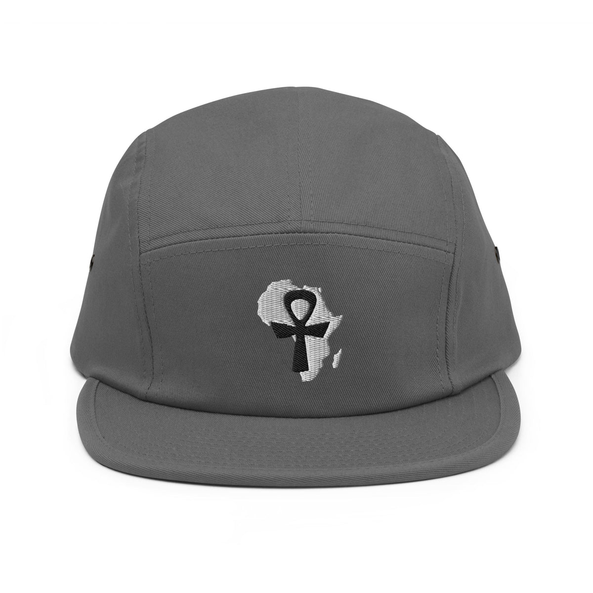 African Ankh Cross Five Panel Cap - Conscious Apparel Store
