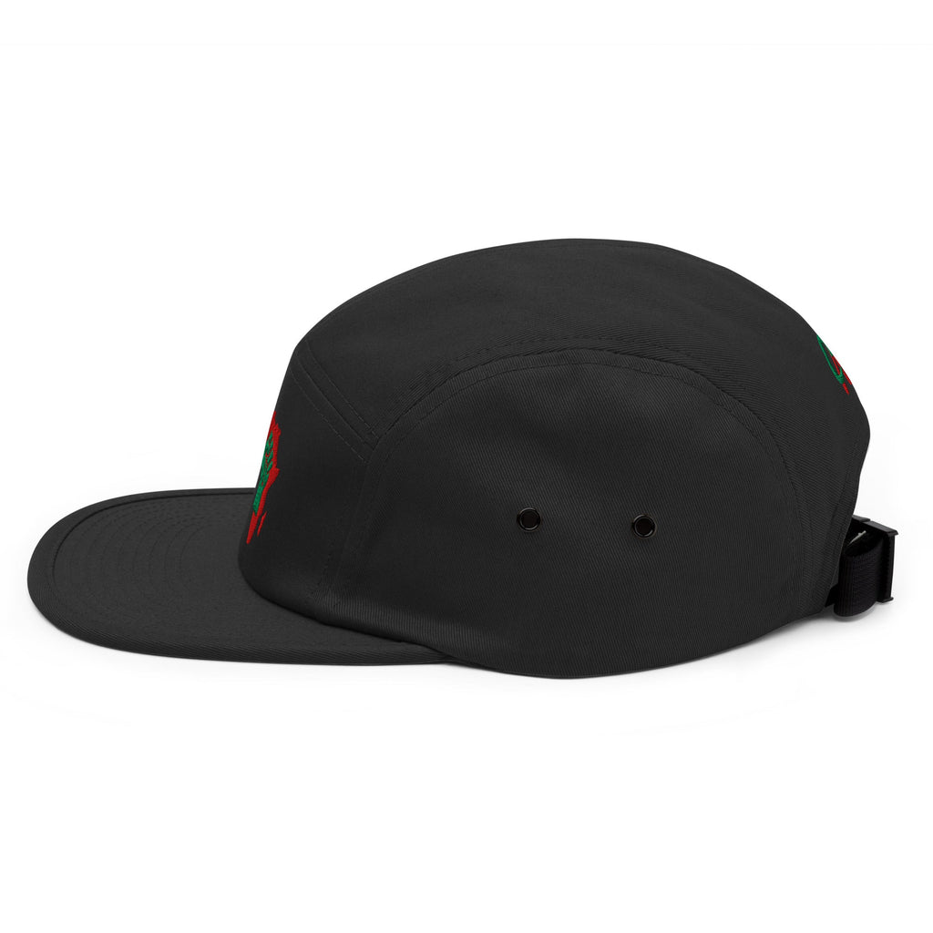 African Fist Five Panel Cap - Conscious Apparel Store