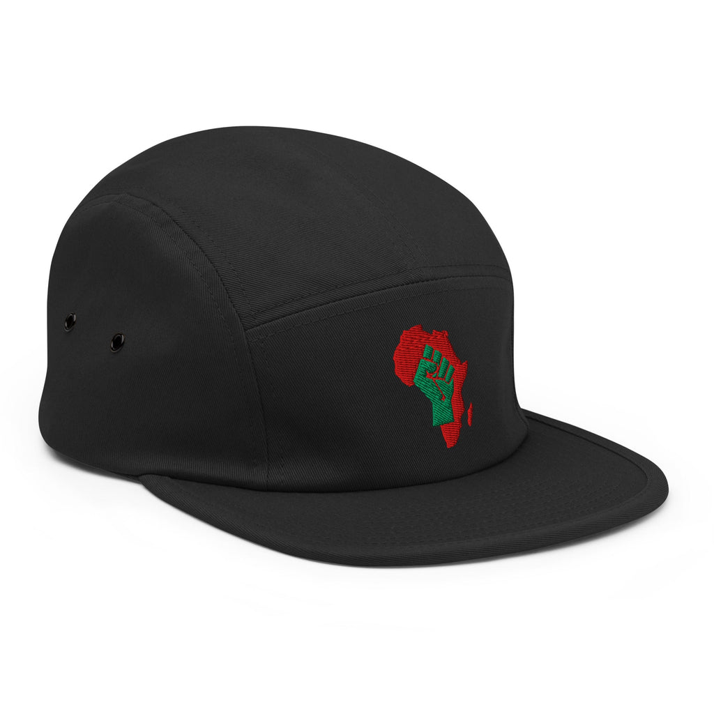 African Fist Five Panel Cap - Conscious Apparel Store