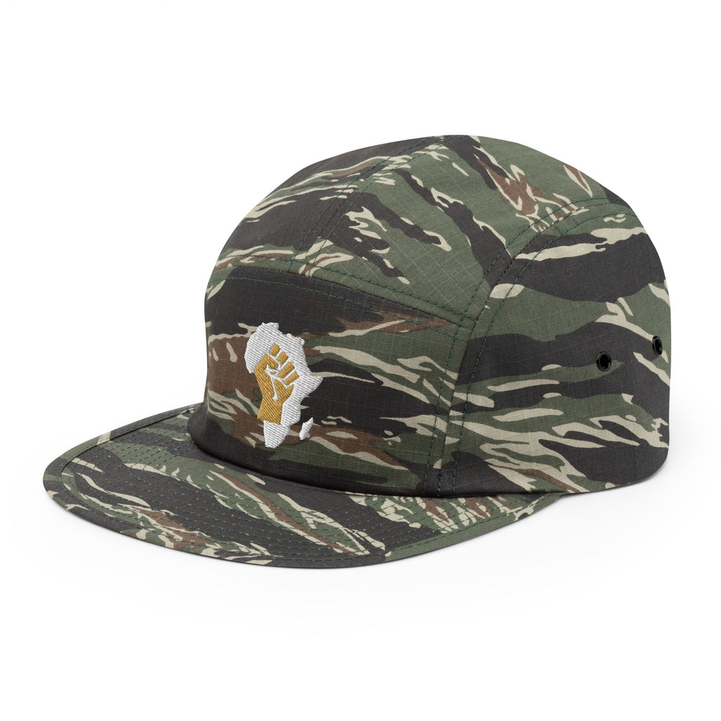 African Fist Five Panel Cap - Conscious Apparel Store