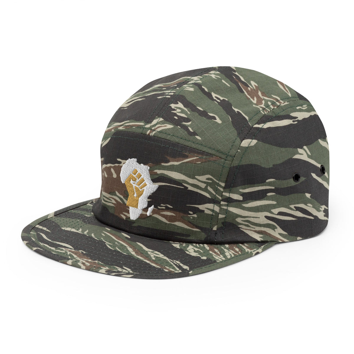 African Fist Five Panel Cap - Conscious Apparel Store