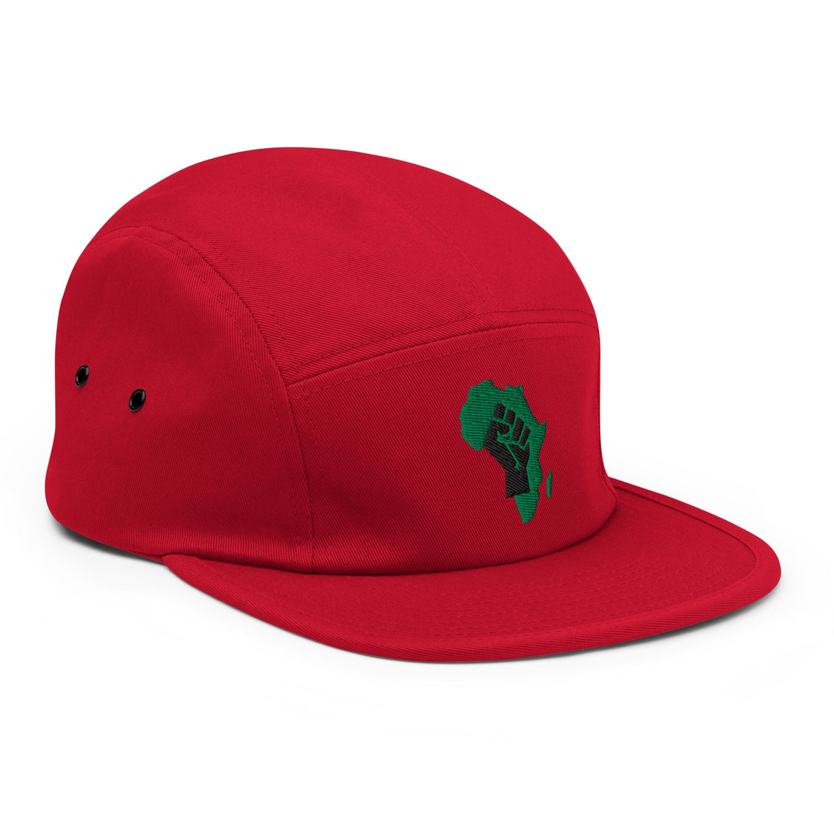 African Fist Five Panel Cap - Conscious Apparel Store
