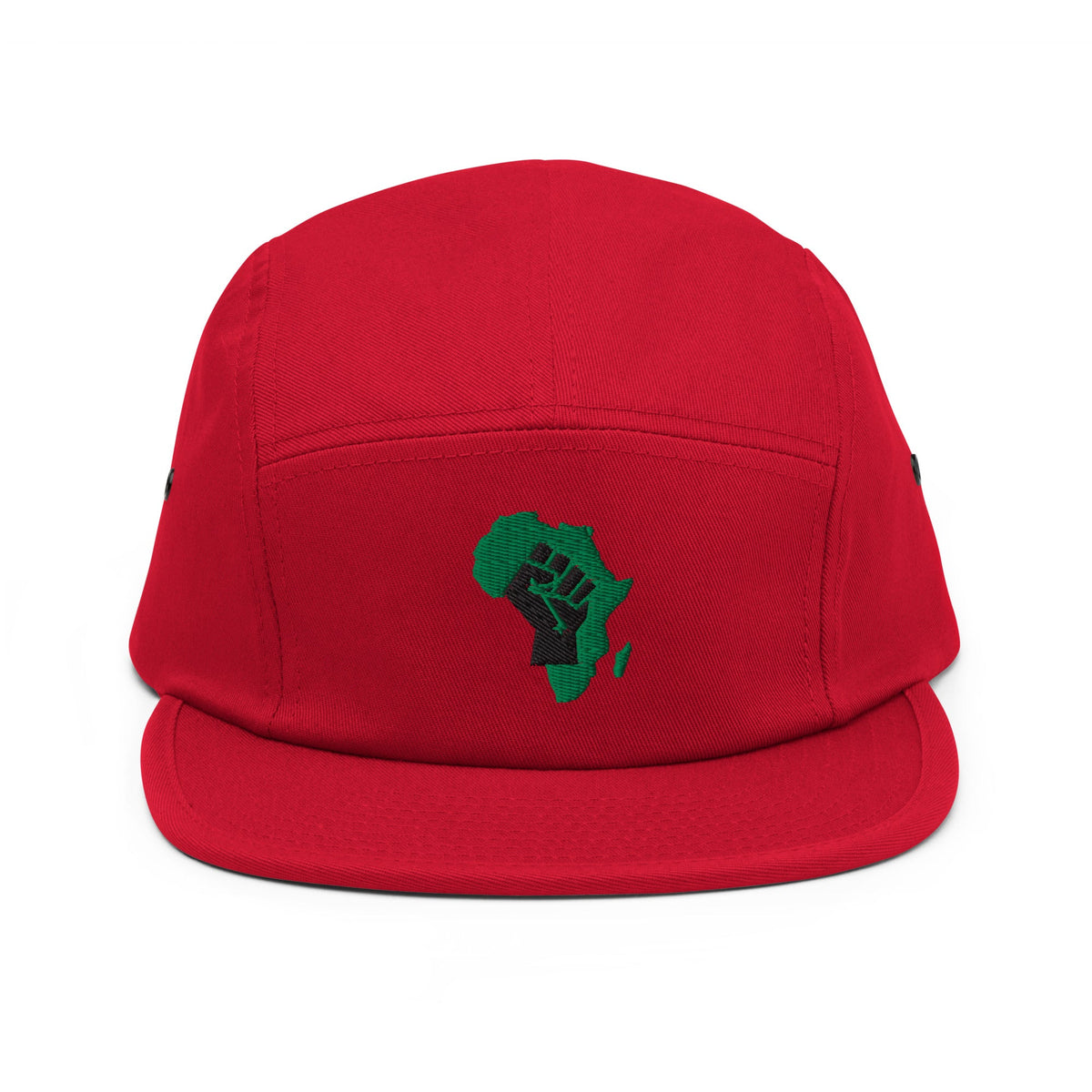 African Fist Five Panel Cap - Conscious Apparel Store
