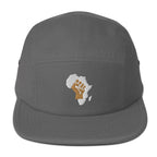 African Fist Five Panel Cap - Conscious Apparel Store