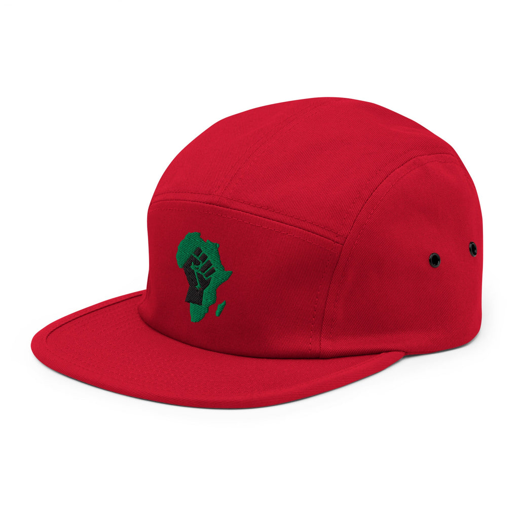 African Fist Five Panel Cap - Conscious Apparel Store