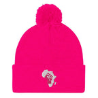 African Fist Pom-Pom Beanie - Conscious Apparel Store