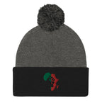 African Fist Pom-Pom Beanie - Conscious Apparel Store