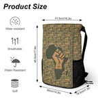 African Pride (Oive) Nubia Sports Drawstring Bag (6 Colors Available) - Conscious Apparel Store