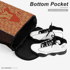 African Pride (Red-Rust) Sports Drawstring Bag (6 Colors Available) - Conscious Apparel Store