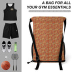 African Pride (Red-Rust) Sports Drawstring Bag (6 Colors Available) - Conscious Apparel Store