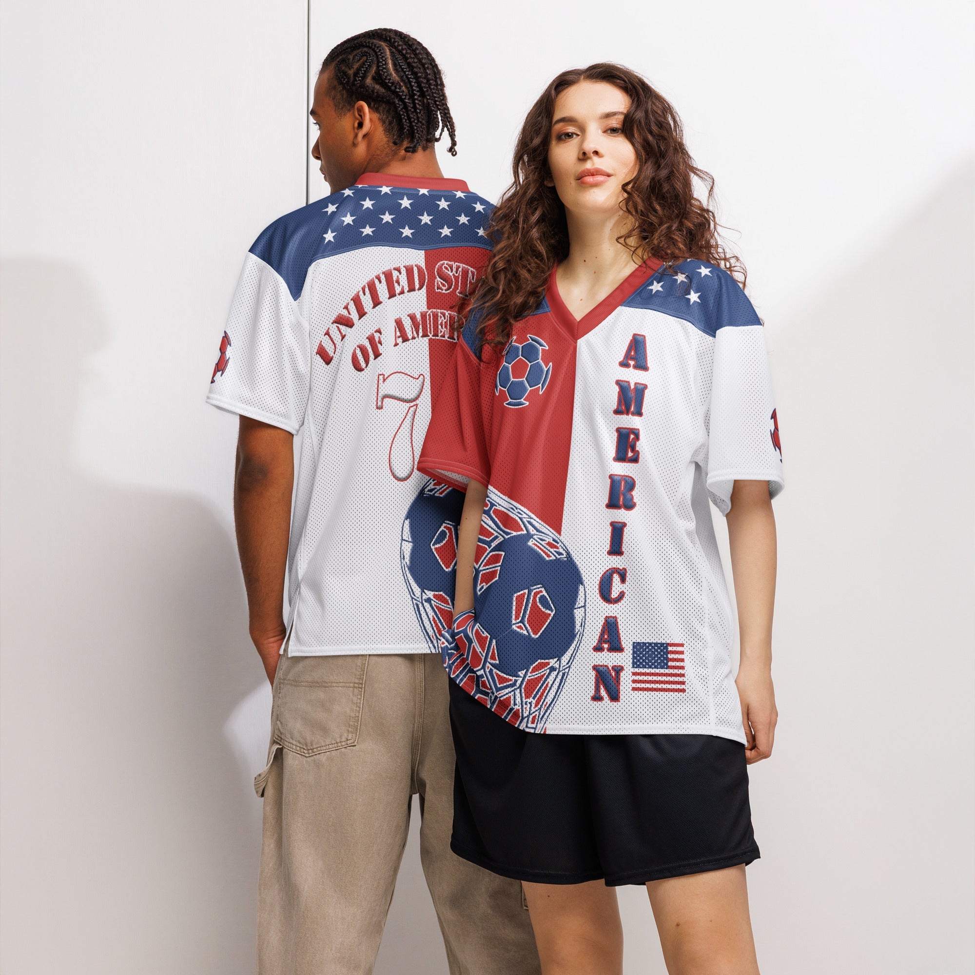 American Soccer Football Sport Jersey - Conscious Apparel Store