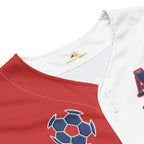 American Soccer Themed Button-Down Sport Jersey - Conscious Apparel Store