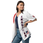 American Soccer Themed Button-Down Sport Jersey - Conscious Apparel Store