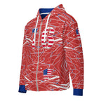 American Soccer Unisex zip hoodie - Conscious Apparel Store