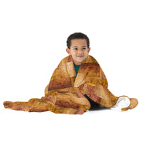 Ancient Egyptian Temple Art Throw Blanket - Conscious Apparel Store