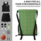 Ancient Nubia (Green) Sports Drawstring Bag (6 Colors Available) - Conscious Apparel Store