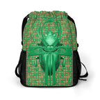 Ancient Nubia (Green) Sports Drawstring Bag (6 Colors Available) - Conscious Apparel Store
