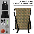 Ancient Nubia (Olive) Sports Drawstring Bag (6 Colors Available) - Conscious Apparel Store