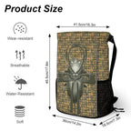 Ancient Nubia (Olive) Sports Drawstring Bag (6 Colors Available) - Conscious Apparel Store