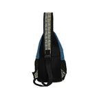 Ankh Cross Hieroglyphics (Blue) Casual Chest Bag (6 Colors Available) - Conscious Apparel Store