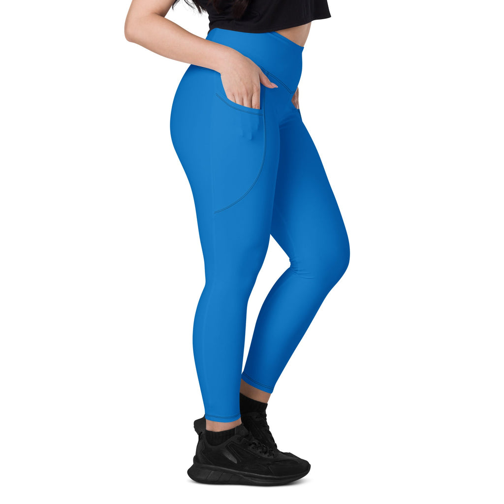 Antigua & Barbuda Blue Leggings with pockets - Conscious Apparel Store