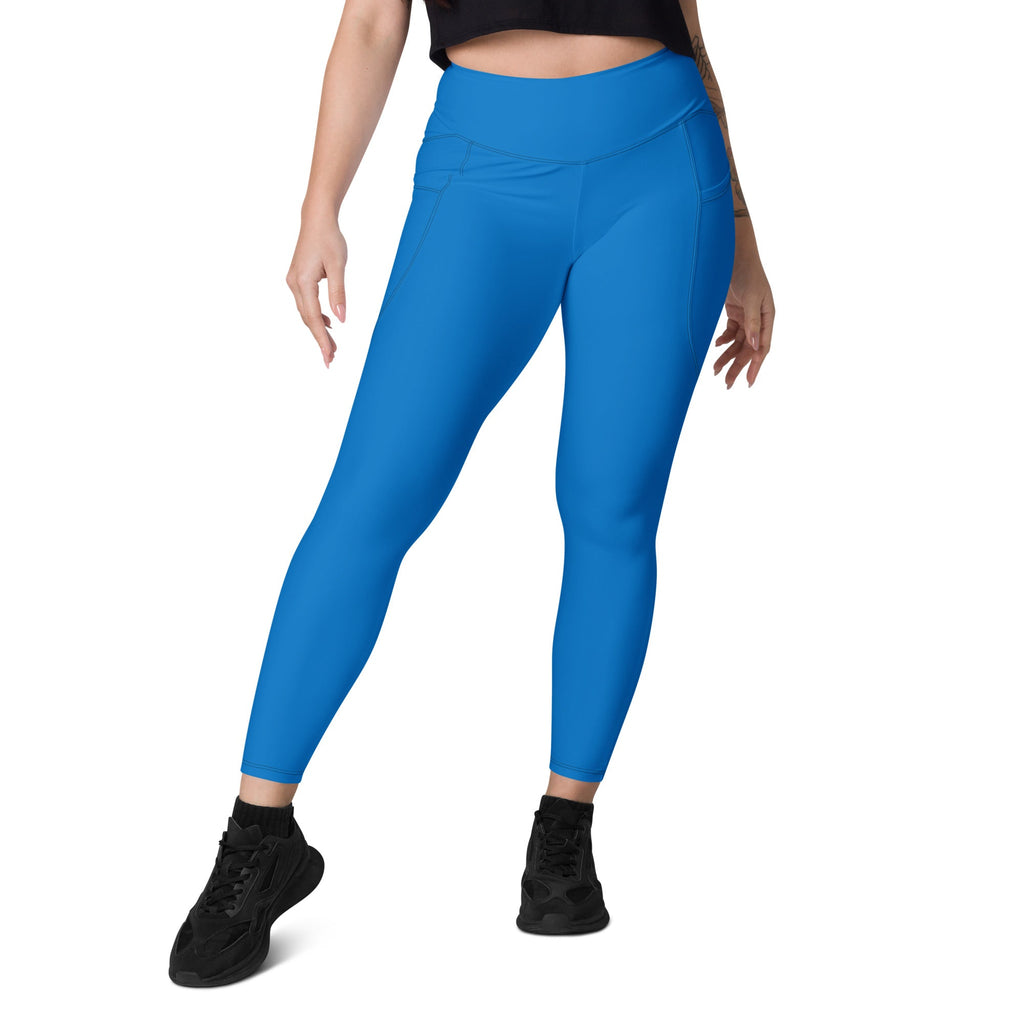 Antigua & Barbuda Blue Leggings with pockets - Conscious Apparel Store