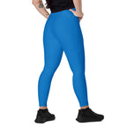 Antigua & Barbuda Blue Leggings with pockets - Conscious Apparel Store