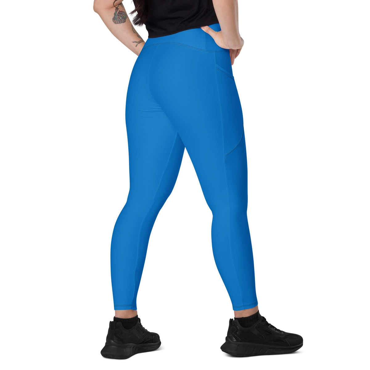 Antigua & Barbuda Blue Leggings with pockets - Conscious Apparel Store