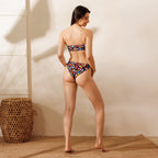 Antigua & Barbuda Flag bandeau bikini - Conscious Apparel Store