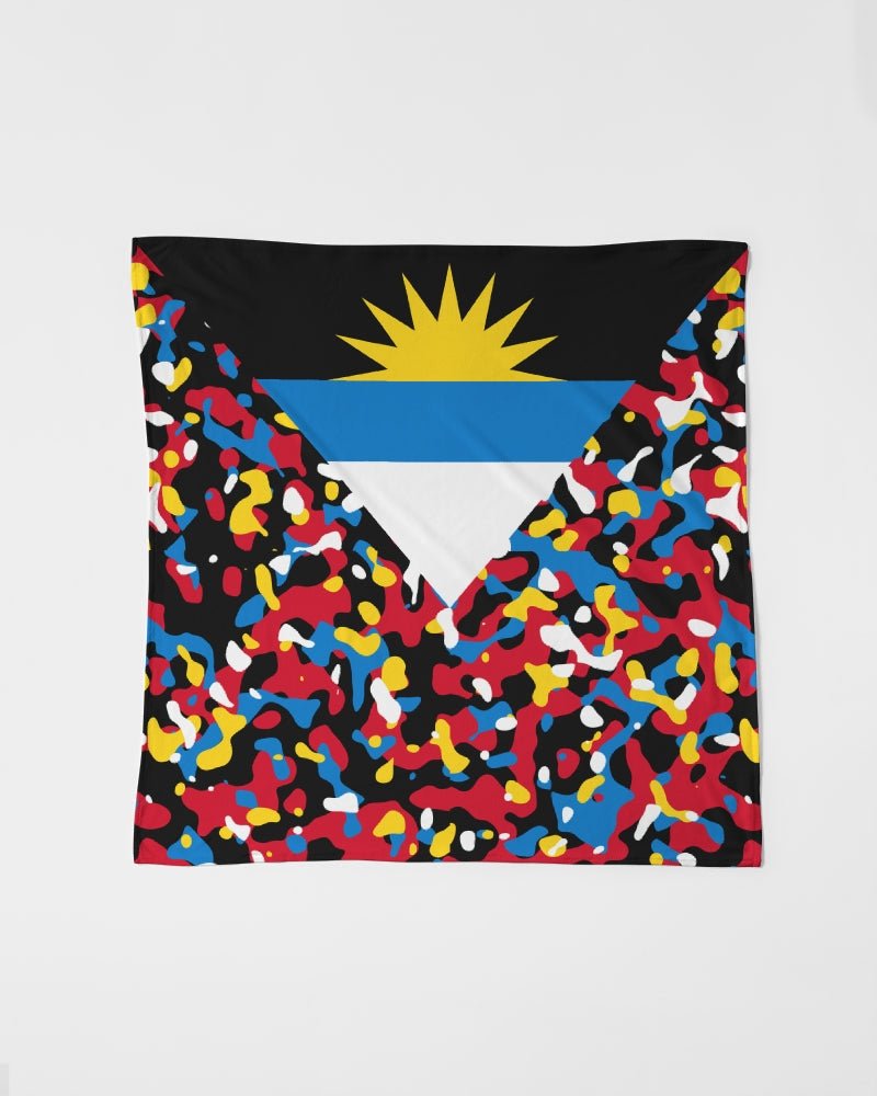 Antigua & Barbuda Flag Camo Bandana Set - Conscious Apparel Store